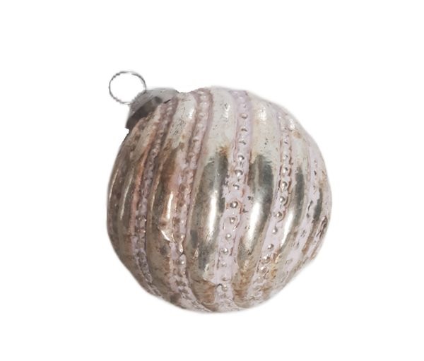 Koule sklo závěs 10cm antik